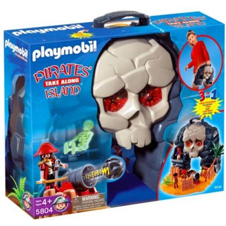 Playmobil 4443 Piraten Doodshoofdeiland meeneemkoffer