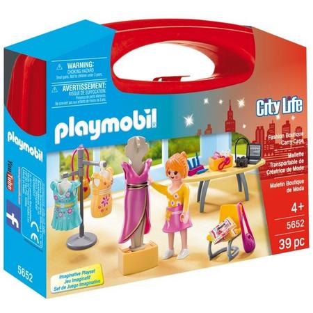 Playmobil 5652 City Life meeneem koffer Mode Boutique