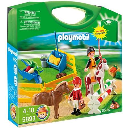 Playmobil 5893 Carrying Case Pony Farm