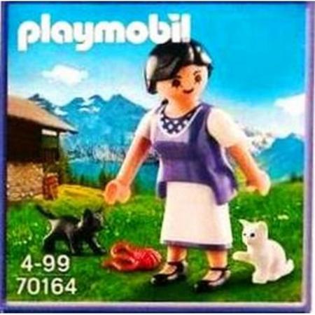 Playmobil 70164 Milka boerin met kittens