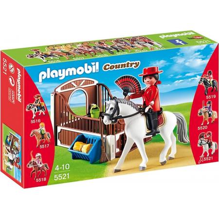 Playmobil Andalusiër met paardenbox - 5521