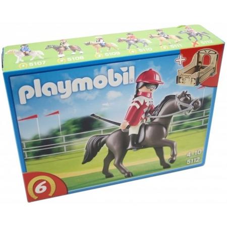 Playmobil Arabisch Renpaard met Paardenbox - 5112