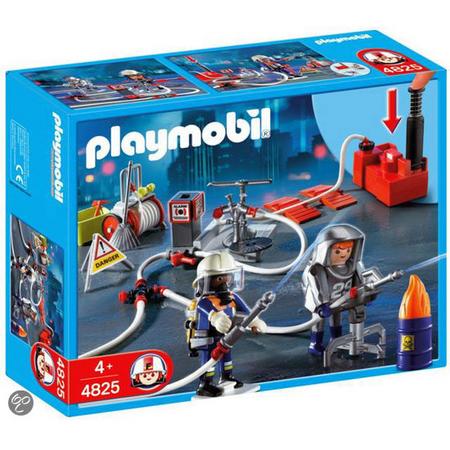 Playmobil Brandweermannen met Pomp - 4825