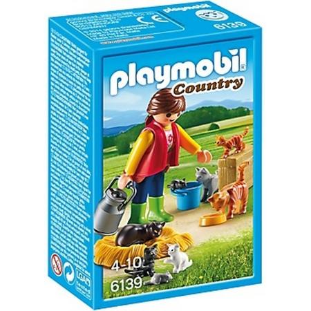 Playmobil Country: Bonte Kattenfamilie (6139)