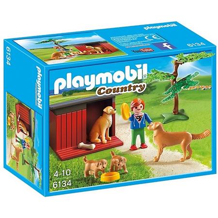 Playmobil Country: Golden Retrievers Met Puppys (6134)