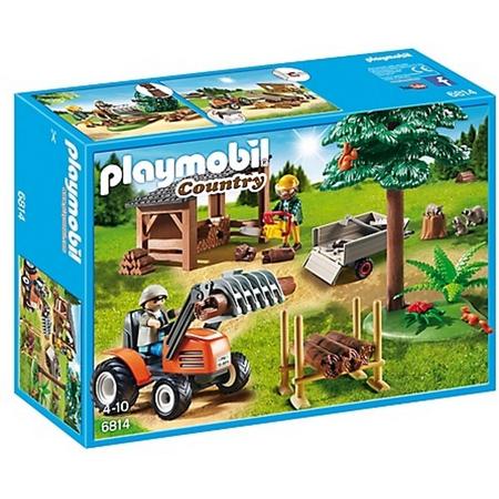 Playmobil Country: Houthakker Met Tractor (6814)