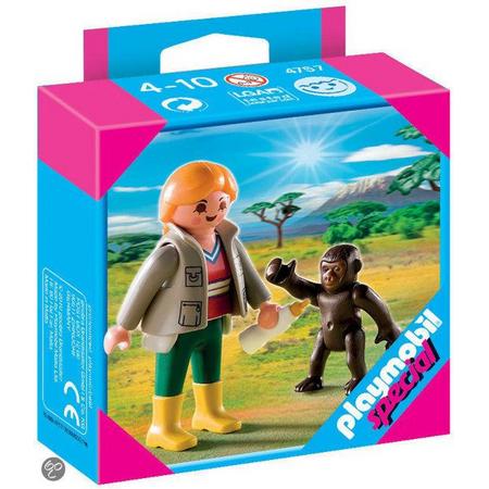 Playmobil Dierenarts Met Gorilla-Baby  - 4757