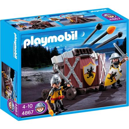 Playmobil Drievoudige Ballista Met Leeuwenridders - 4867