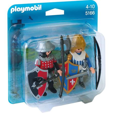 Playmobil DuoPack Leeuwenridder en Valkenridder  - 5166