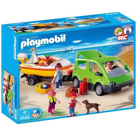 Playmobil Gezinswagen Met Speedboot - 4144