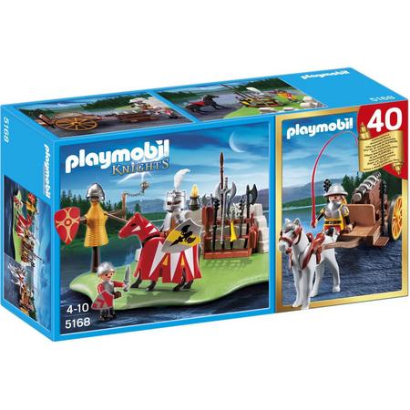Playmobil Jubileum Compact Set Riddertoernooi met kanontransport - 5168