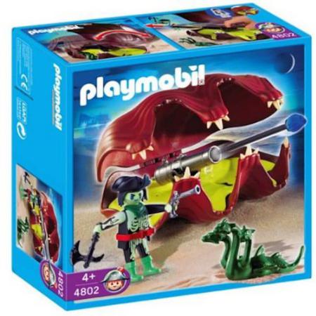 Playmobil Kanonnenschelp  met spookpiraat en zeemonster- 4802