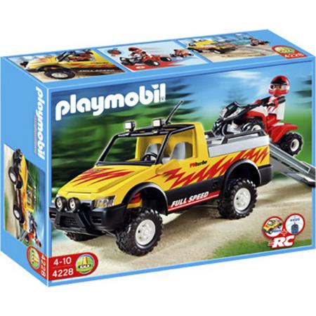 Playmobil Pick Up met Quad - 4228