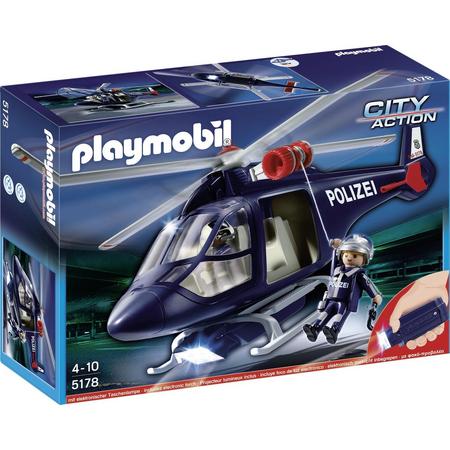 Playmobil Politiehelikopter met LED-schijnwerper - 5178