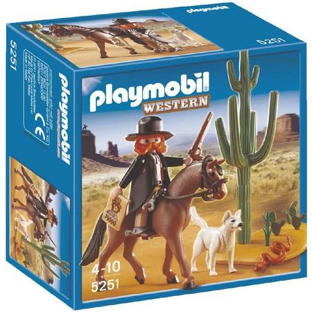 Playmobil Sheriff te Paard - 5251