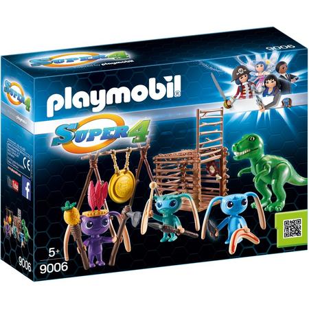 Playmobil Super 4: Alien Krijgers Met T-rex (9006)
