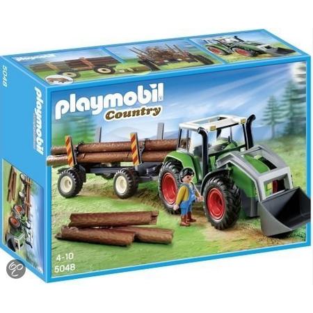 Playmobil Tractor met houttransport - 5048
