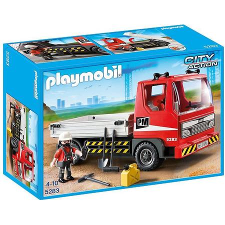 Playmobil Vrachtwagen Op Bouwerf - 5283