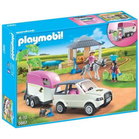 Playmobil paarden transporter