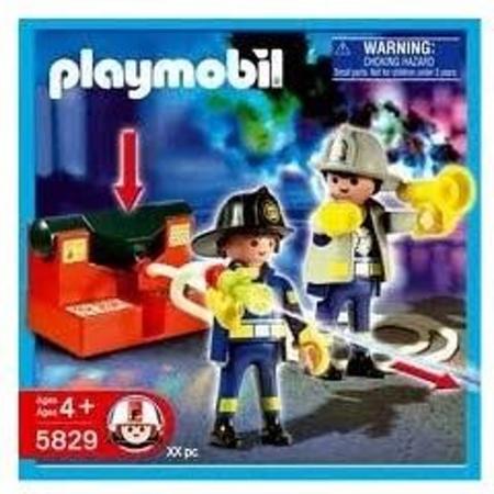 playmobil 5829 pompiers met pomp
