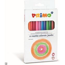 PRIMO  Box met 12 jumbo kleurpotloden