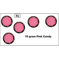 5x PXP Professional Colours 10 gram Pink candy - Schmink festival thema feest sweet party fun