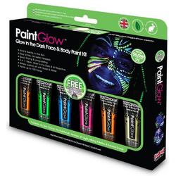 PaintGlow Box Face & Body Paint glow in the dark