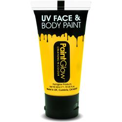 PaintGlow NEON Face & body paint 50 ML Geel
