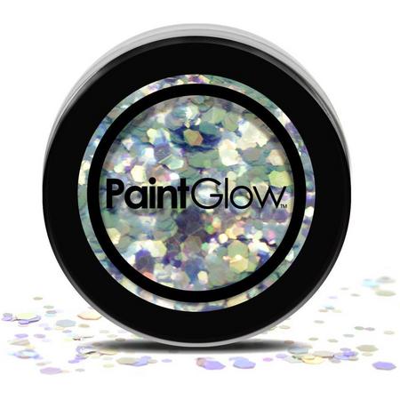 Paintglow - Grote glitters - Licht blauw - 3gr.