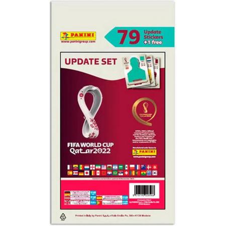 Panini World Cup 2022 Stickers - Update Set With 80 Stickers
