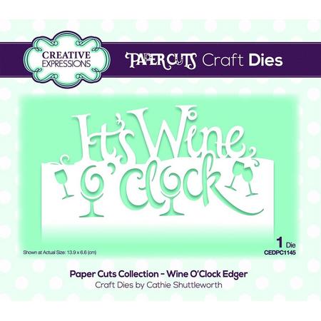 Paper Cuts - Craft Snijmal Edger ItS Wine OClock
