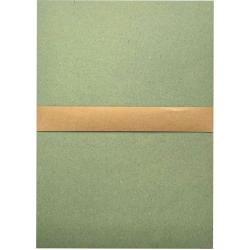 50 vel gekleurd hobby karton / papier, A4 210x297 mm – stevig 210 grams 100% recycled kraft kleur pastelgroen
