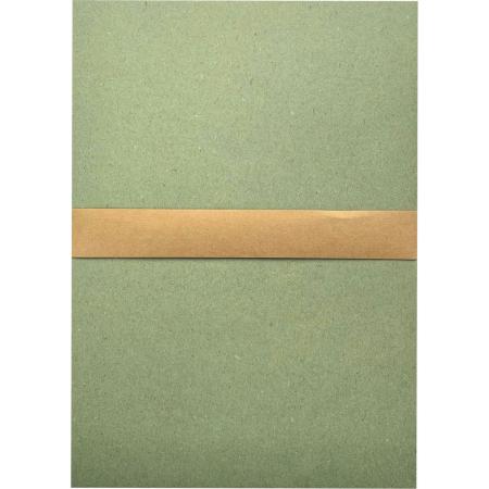 50 vel gekleurd hobby karton / papier, A4 210x297 mm – stevig 210 grams 100% recycled kraft kleur pastelgroen