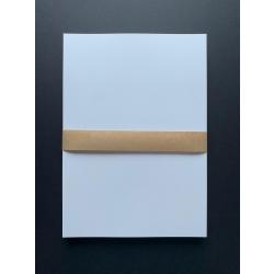 50 vel gekleurd hobby karton / papier, A4 210x297 mm – stevig 240 grams glad karton kleur wit