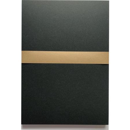 50 vel gekleurd hobby karton / papier, A4 210x297 mm – stevig 240 grams glad karton kleur zwart