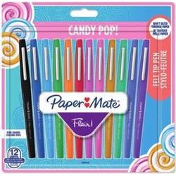 Papermate Flair Candy Pop Gelpennen - Medium - 12 stuks