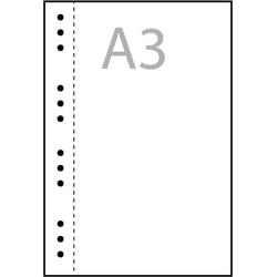 (Art.no. 920601) 20 vel MyArtBook Paper 140 GSM Curious Translucent Size 314 x 420 mm (A3) - 12 punch holes - perforation