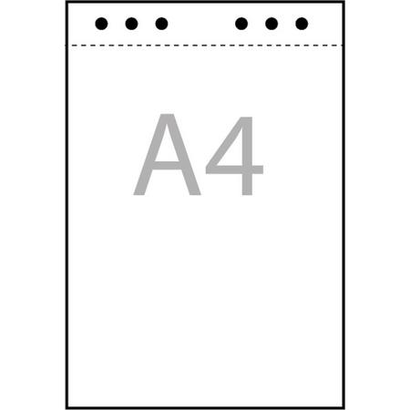 (Art.no. 920711) 10 vel MyArtBook Paper 210 GSM Black drawingpaper Size 210 x 314 mm (A4) - 6 punch holes - perforation