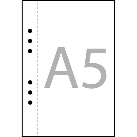 (Art.no. 920804) 10 vel MyArtBook Paper 350 GSM Ultrawhite Watercolour Paper Size 165 x 210 mm (A5) - 6 punch holes - perforation