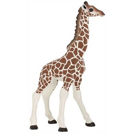 Plastic speelgoed baby giraffe 9 cm