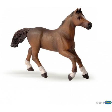 Plastic speelgoed bruin Arabieren paard 15,5 cm