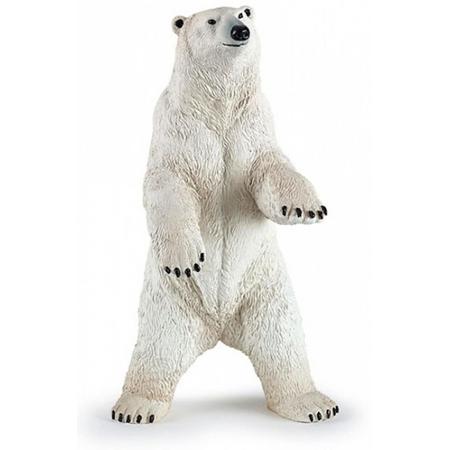 Plastic speelgoed staande ijsbeer 7 cm