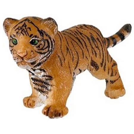 Plastic tijger welpje speelgoed dier 3,5 cm