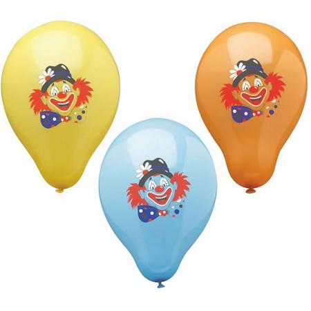 Ballonnen Clown - 6 stuks