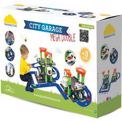 Auto   - Speelgoed garage -   speelgoed - Parkeergarage - Mega City - Double -  Autogarage - 116 cm