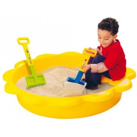 Paradiso Toys Gele Zandbak Zwembad Zon - kinder speel zand bak -