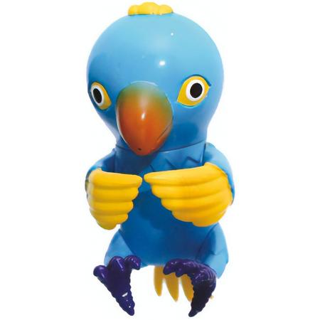 Paradiso Toys Pratende Papegaai 9,5 Cm Blauw