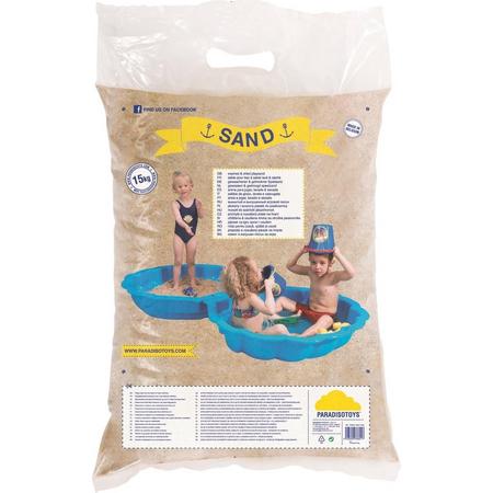 Speelzand 1 x 15 kilogram - speelzand voor zandbak - zand voor zowel binnen als buiten