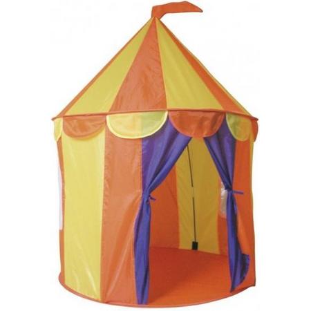 speeltent circus 95 x 125 cm geel/oranje