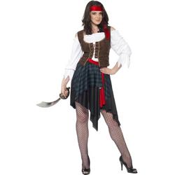 Piraten kostuum voor dames - Voordelig Piraten pak maat S (36/38)